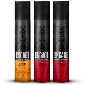 Engage Deo Combo 2 Intrigue for Him 150ml Deodorant Spray  -  For Men (450 ml, Pack of 3)